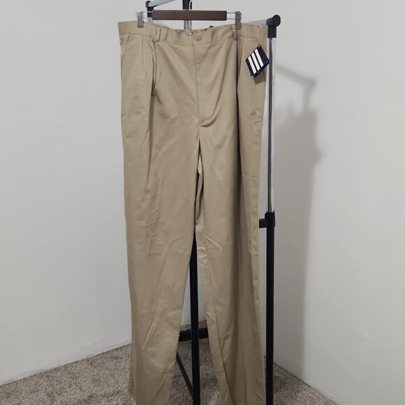 Mens Kahki Pant Size 42 Adidas pants new with tags - Picture 1 of 9